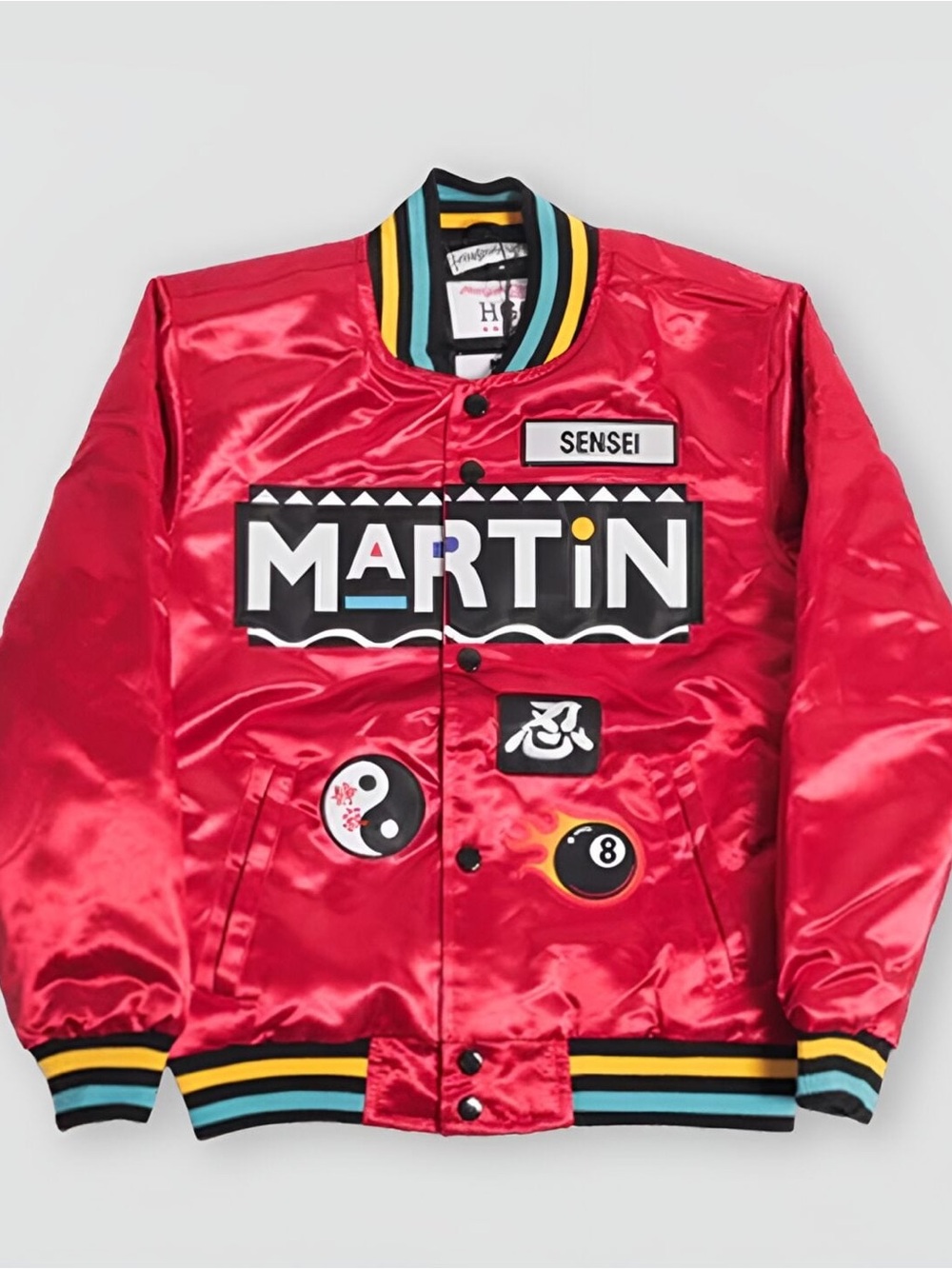 Martin Dragon Fly Jones Satin Red Jacket